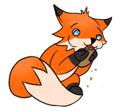 Cute Little Fox sticker #1263196