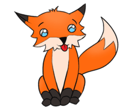 Cute Little Fox sticker #1263197