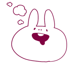Lalala of a rabbit sticker #1263588