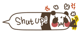 spouts Panda(English ver) sticker #1263610
