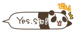 spouts Panda(English ver) sticker #1263616