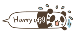 spouts Panda(English ver) sticker #1263617