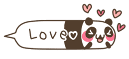spouts Panda(English ver) sticker #1263623