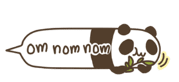 spouts Panda(English ver) sticker #1263627