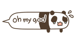 spouts Panda(English ver) sticker #1263631