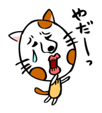 Conversation of cute cat sticker #1263653