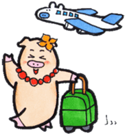 The Kansai dialect stickers of easy pigs sticker #1264225