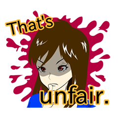 Determinedly Wicked Girl sticker Eng.ver