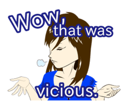 Determinedly Wicked Girl sticker Eng.ver sticker #1264491