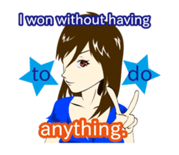 Determinedly Wicked Girl sticker Eng.ver sticker #1264492