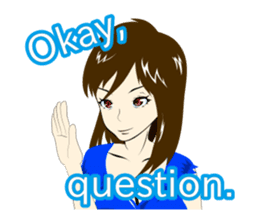 Determinedly Wicked Girl sticker Eng.ver sticker #1264498