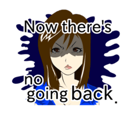 Determinedly Wicked Girl sticker Eng.ver sticker #1264503