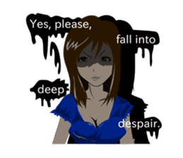 Determinedly Wicked Girl sticker Eng.ver sticker #1264511