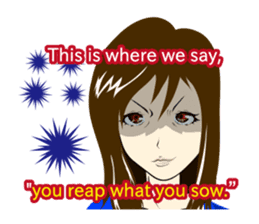 Determinedly Wicked Girl sticker Eng.ver sticker #1264514