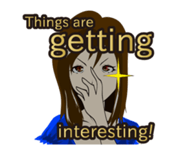 Determinedly Wicked Girl sticker Eng.ver sticker #1264516