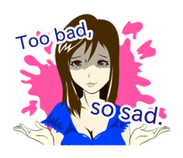 Determinedly Wicked Girl sticker Eng.ver sticker #1264517