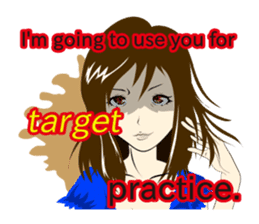 Determinedly Wicked Girl sticker Eng.ver sticker #1264518