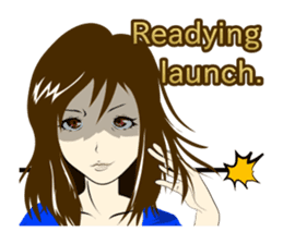 Determinedly Wicked Girl sticker Eng.ver sticker #1264521