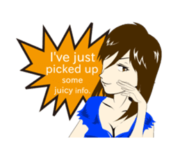 Determinedly Wicked Girl sticker Eng.ver sticker #1264524