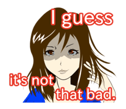 Determinedly Wicked Girl sticker Eng.ver sticker #1264525