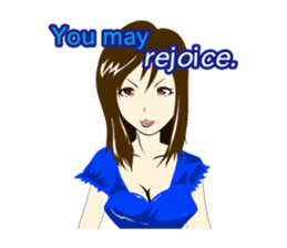 Determinedly Wicked Girl sticker Eng.ver sticker #1264527