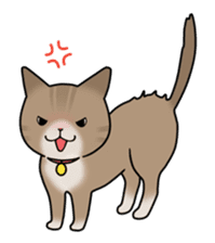 "Marie" of chipmunk,"Sima" of cat sticker #1264538