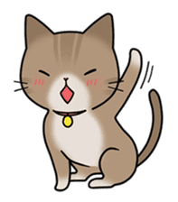 "Marie" of chipmunk,"Sima" of cat sticker #1264558