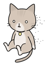 "Marie" of chipmunk,"Sima" of cat sticker #1264567