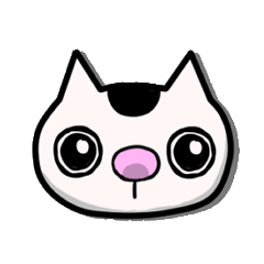 Big cat chibi stickers