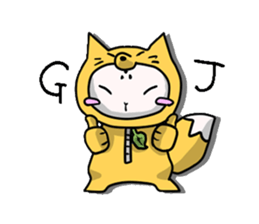 Big cat chibi stickers sticker #1264803