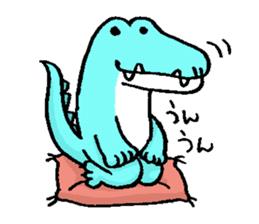 Funny crocodile "wanizale" sticker #1264976