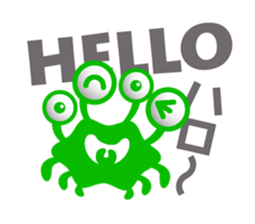 Pleasant chattering monster sticker #1265337