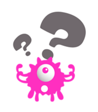 Pleasant chattering monster sticker #1265369