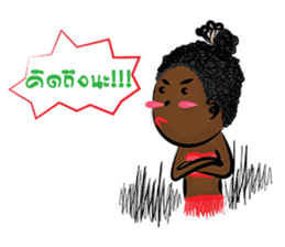 Cute Negrito sticker #1265384