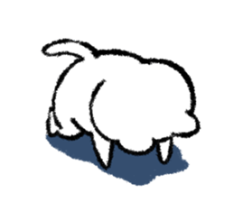 Melancholy cat sticker #1265897