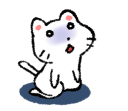 Melancholy cat sticker #1265899