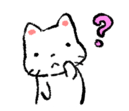 Melancholy cat sticker #1265902