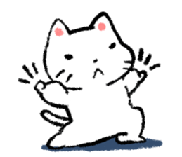 Melancholy cat sticker #1265908