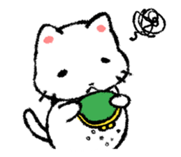 Melancholy cat sticker #1265909