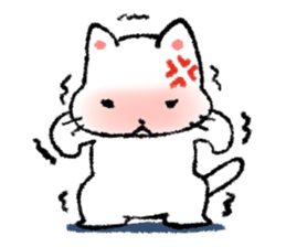 Melancholy cat sticker #1265911