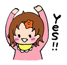 MY name is "Haru-chan". It's 0 year old! sticker #1266546