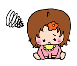 MY name is "Haru-chan". It's 0 year old! sticker #1266557