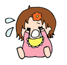 MY name is "Haru-chan". It's 0 year old! sticker #1266558