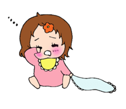 MY name is "Haru-chan". It's 0 year old! sticker #1266565