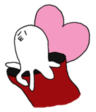 White octopus guy sticker #1268336