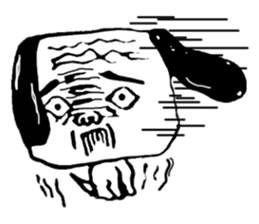 sweet old dog appears! sticker #1268898