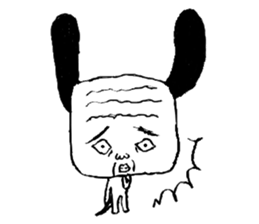 sweet old dog appears! sticker #1268902