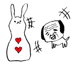 sweet old dog appears! sticker #1268926