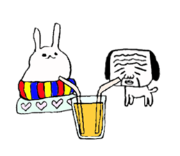 sweet old dog appears! sticker #1268928