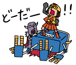 Do your best. Heroes. Episode of Robot sticker #1269137
